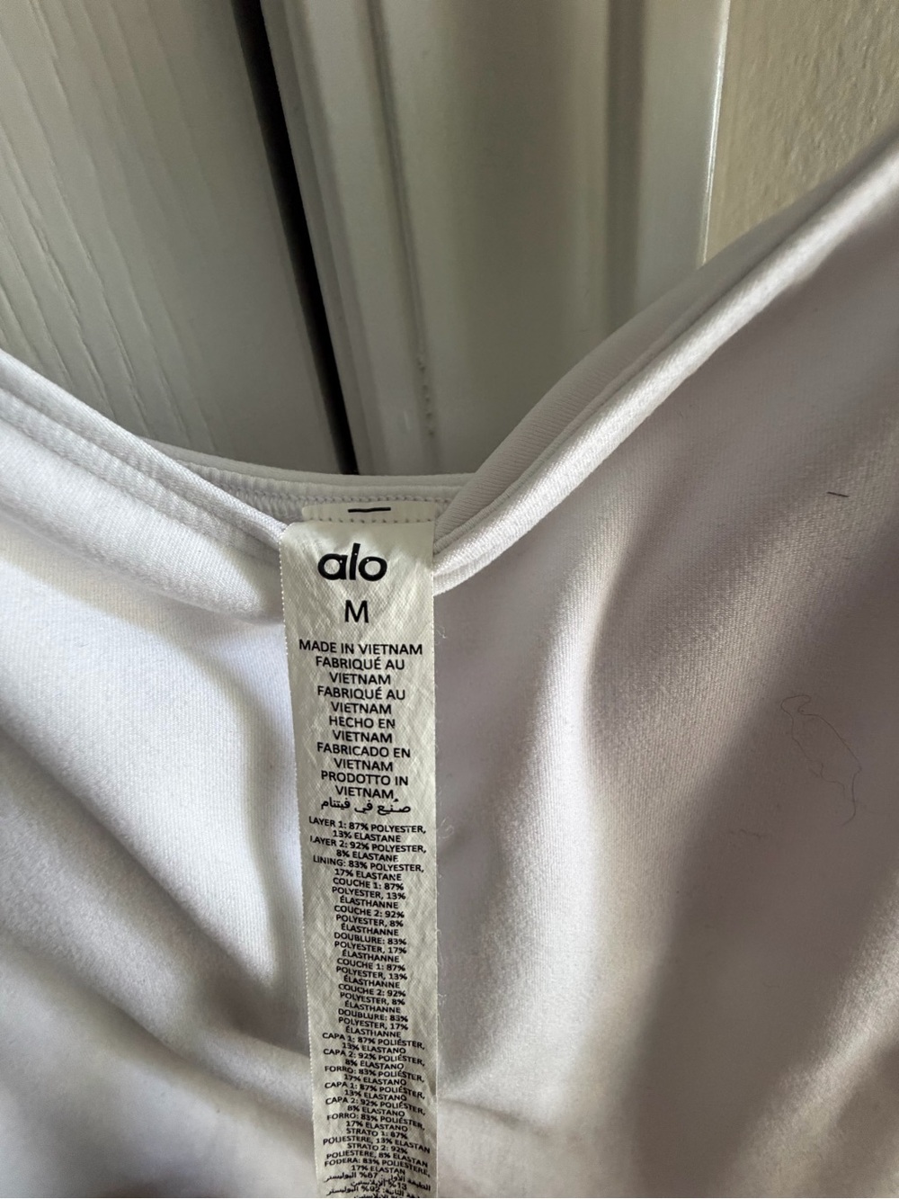 ALO Yoga White Mini Slip Dress - Picture 3 of 4